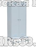 Шкаф для одежды на подставке с металлической скамьей 800х770х2000