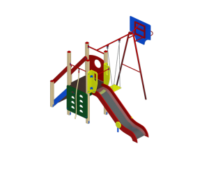 Детский игровой комплекс «Счастливое детство» ДИК 06 H=1200