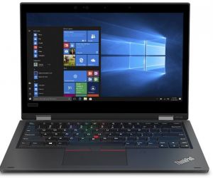 Ноутбук LENOVO ThinkPad L390 Yoga, 13.3", IPS, Intel Core i3 8145U 2.1ГГц, 8Гб, 256Гб SSD, Intel UHD Graphics 620, Windows 10 Professional, 20NT000YRT, черный