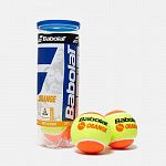 Мяч теннисный BABOLAT Orange, арт.501035,уп.3 шт, войлок, шерсть, нат.резина, желто-оранжевый