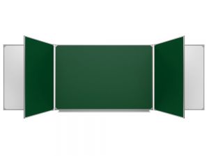 Доска аудиторная 5-элементная ДК52к (300х100 Мел/Маркер, Зеленая/Белая)