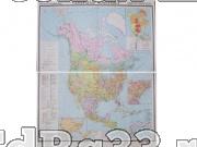 Учебная карта "Российская империя во второй половине XVIII в" (матовое, 2-стороннее лам.)