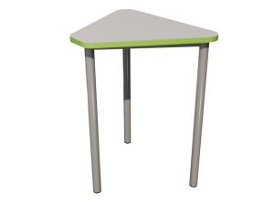 Стол треугольный нерегулируемый (ст. Серая, кр. Фисташковая, мк. Серый)